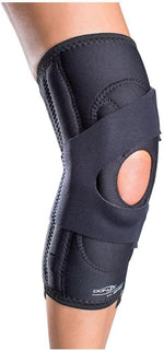 Right leg medium knee support brace dual spiral stays