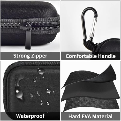 GWCASE travel carrying pouch detailed view of the protective internal particle partition buffer design