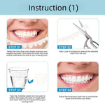 Set of replacement teeth made from thermal beads