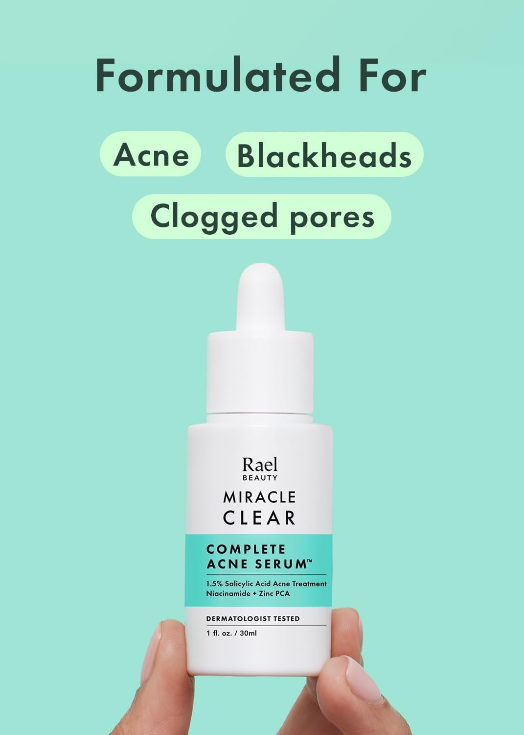 Lightweight clarifying face serum for oily and acne prone skin types