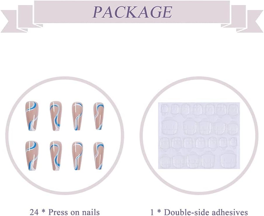 Babalal acrylic false nails assorted sizing display
