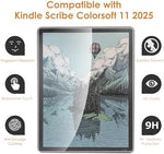 Close up of 9H hardness tempered glass for Kindle Scribe Colorsoft