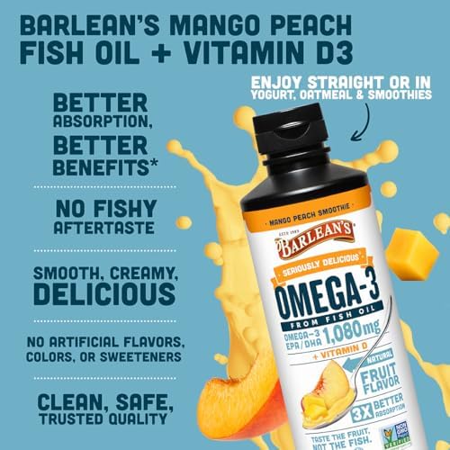 Barlean's fish oil liquid with vitamin D3 authentic USA import seal packaging