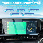 Two pack tempered glass screen protectors for GMC Sierra 13.4 inch screen