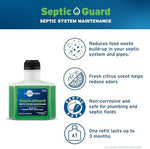 InSinkErator Septic Guard replacement label details.