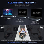 Magicmoon anti-spy film demonstrating matte and glossy surface