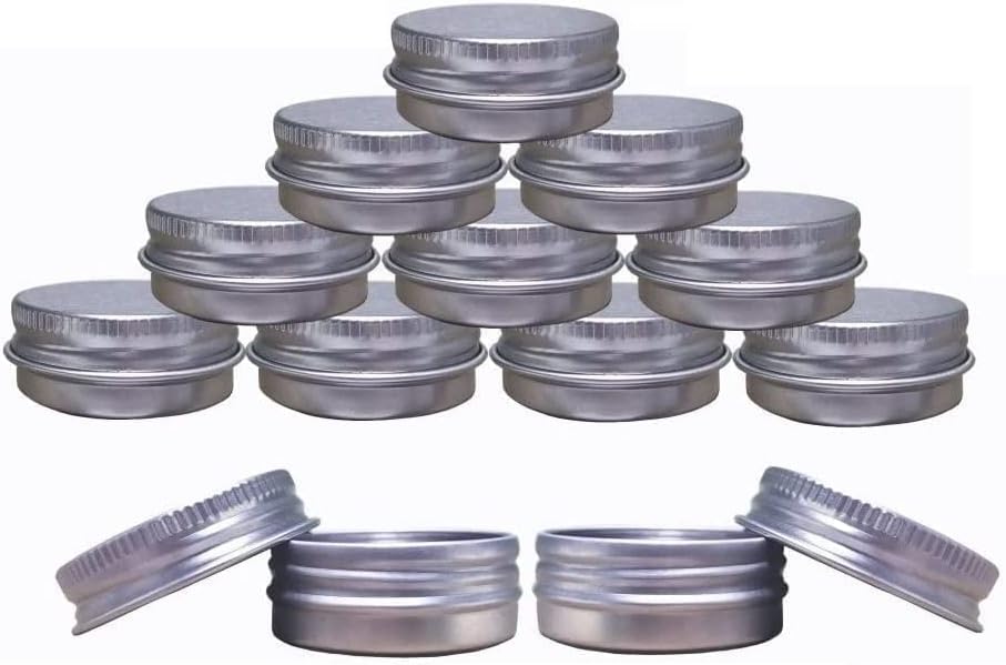 Wuiil aluminum tin jars front view showing the 12 pack collection.