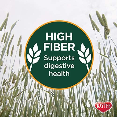 Wholesome non GMO timothy hay with carrots for pet dental health and digestive support.