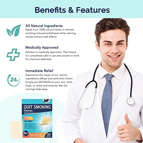 Side view of Veakoo 30 count nicotine replacement therapy pack.