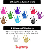 Safe skin contact purple ink stamp pad for family scrapbooking