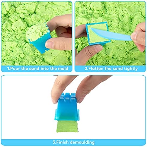 ThinkMax sand kit contents including trucks and storage box