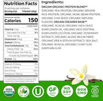 Orgain Vanilla Bean protein powder individual travel packets