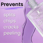 Natural horsetail nail treatment providing assistance with fingernail maintenance