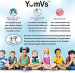 YUM-V'S raspberry flavored diabetic friendly daily multivitamin gummies
