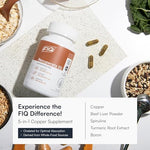 FIQ Recuperate IQ supplement facts label closeup