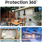 Sylvox weather-resistant TV cover bottom velcro seal