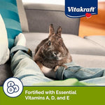 Nutritious rabbit formula with omega fatty acids for soft fur and skin support.