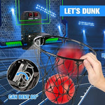 Vignuto basketball hoop showing foldable rim design
