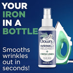Downy fabric refresher spray for wrinkle removal and static control