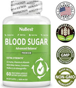 NuBest Blood Sugar metabolic activator supplement dietary guidelines side panel