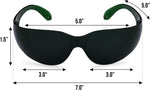 Mito red light glasses showing anti scratch lenses