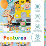 Full collection of Cocomelon birthday party essentials