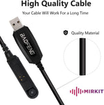 Mirkit packaging and branded Baofeng programming cable accessory