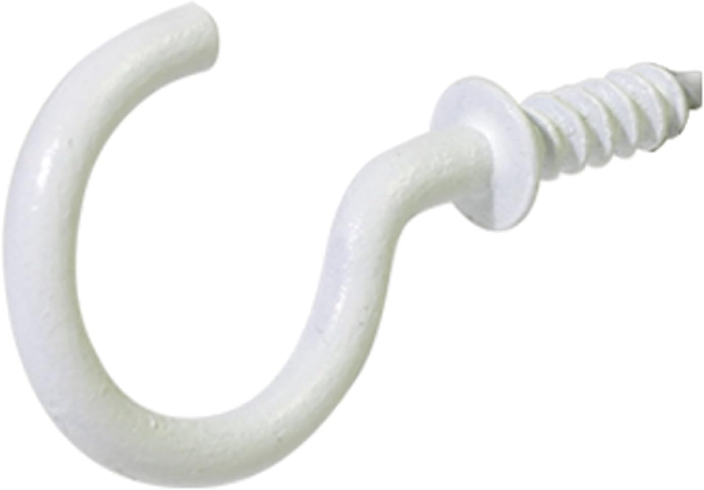 The Hillman Group 122235 Cup Hook, 7/8-Inch, White, 8-Pack - Image 1