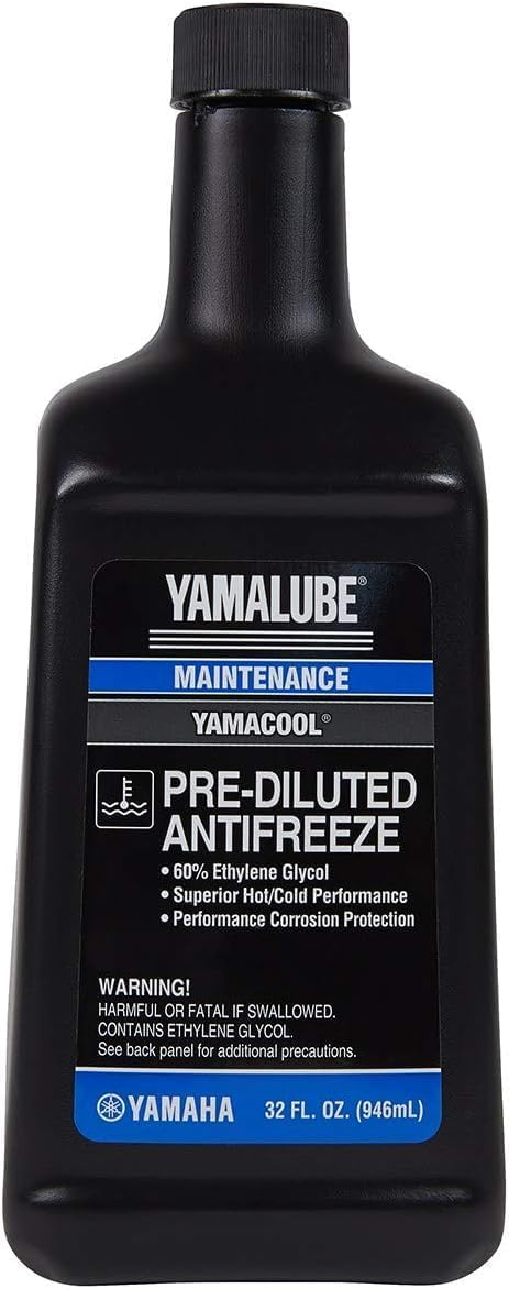 Yamaha Motor Yamalube Yamacool pre diluted antifreeze front view bottle
