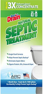 Doctor Drain non-corrosive enzyme formula for septic odor elimination