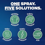 Downy fabric refreshing spray for smooth clothes without ironing.
