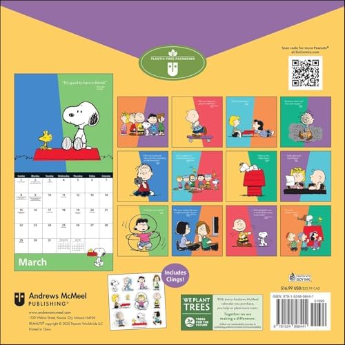PeanutsÃ‚Â® 2026 Wall Calendar - Image 3