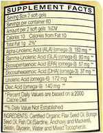 HealthyWise organic flaxseed and fish oil softgels premium imported health supplement lifestyle view