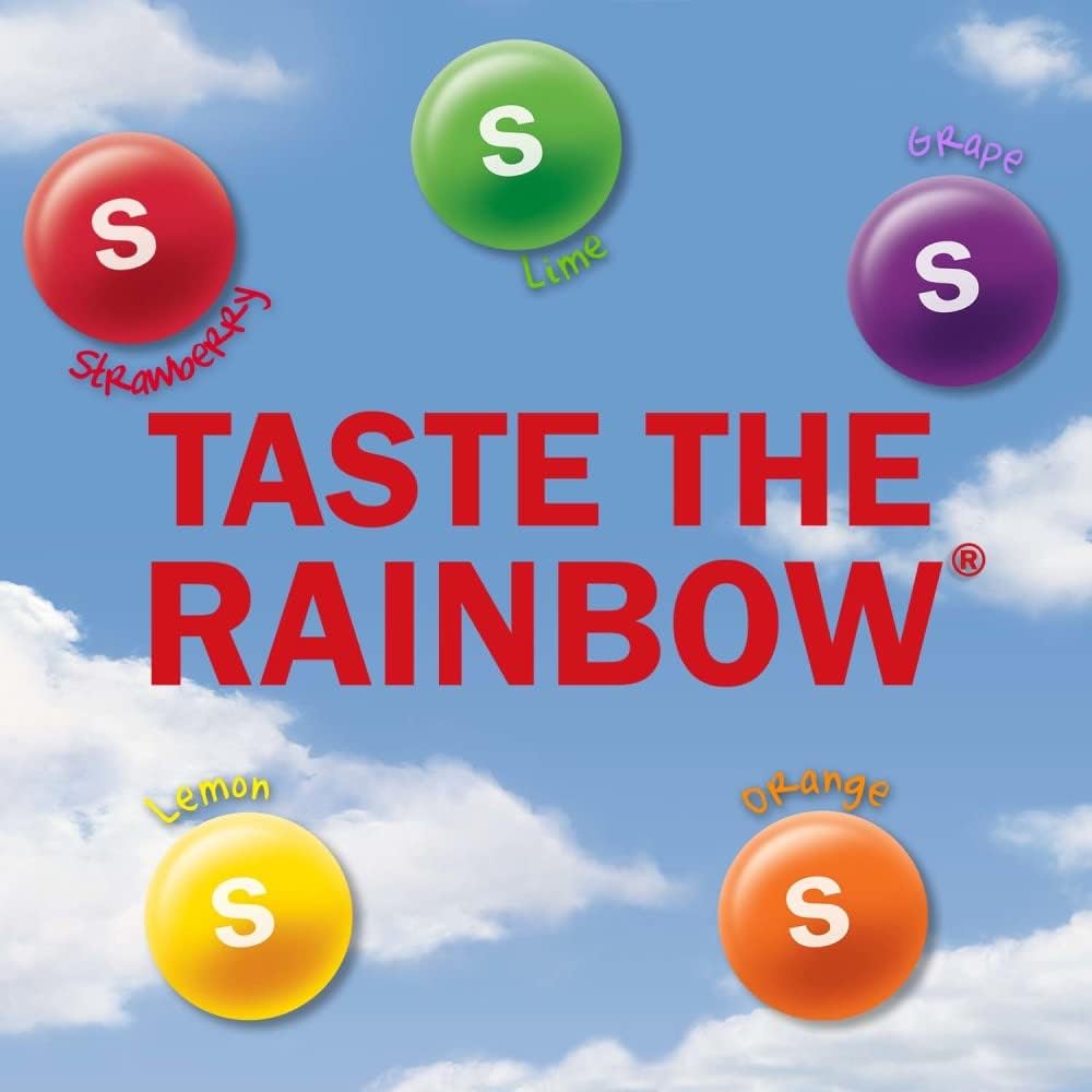 Skittles 2.17 Ounce individual candy pack showing fruit flavors