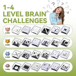 Multi-level difficulty IQ test fidget toys for hands-on spatial reasoning development