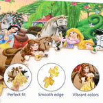 Bexido preschool jigsaw puzzle being assembled by children on play mat