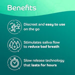 Oracoat FreshMelts Arctic Mint ingredients and benefits label