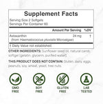 Deal Supplement Astaxanthin double strength dietary supplement packaging detailing Icelandic microalgae source.