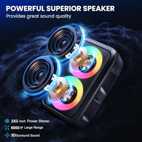 Side view of pwbslai speaker with top device holding slot