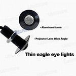 LEADTOPS universal DIY twelve volt eagle eye light kit wiring setup and hardware contents