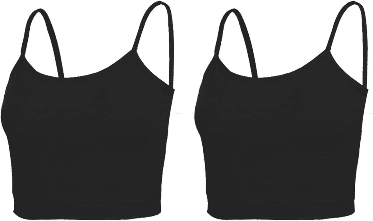 NEWITIN 4 Pack Spaghetti Strap Camisole Top Adjustable Strap Tank Top for Women - Image 13