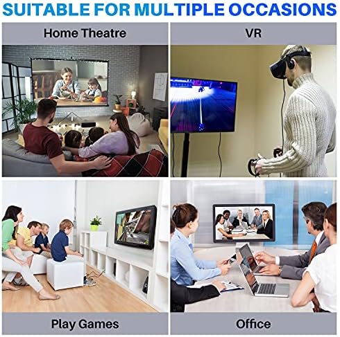 Adoreen gaming console compatible wire set showing both cables included in the package side by side.