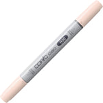 Copic Ciao marker Pinkish White front view illustrating dual tips