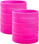 Wholesale 6pcs/pack Rubber Bracelets Silicone Wristbands for Men,Women&Teens for Party Favors,Events,Sports,Classroom Funny,Training and Office-Yellow 8" - Image 9