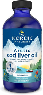 Nordic Naturals Arctic Cod Liver Oil front view bottle