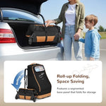 Yorepek travel bag in folded storage state