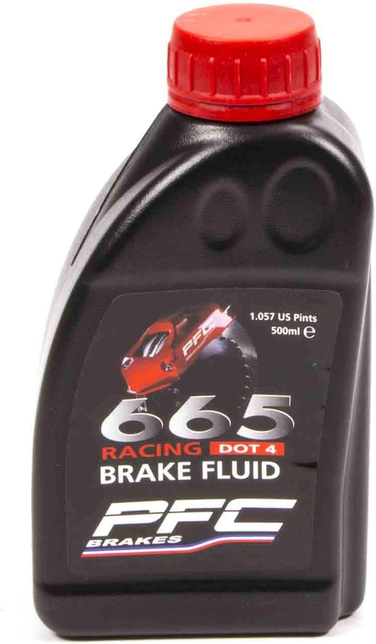 Performance Friction RH665 High Performance DOT 4 Racing Brake Fluid 500 Millilitre front view authentic USA import