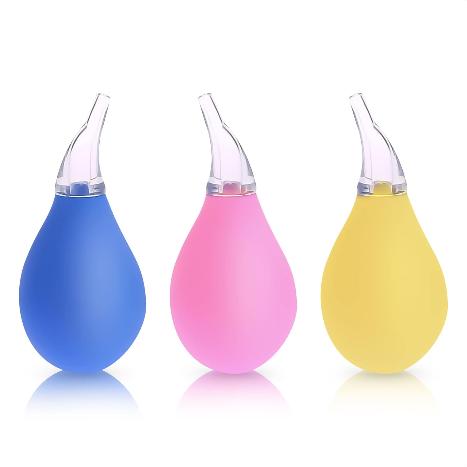 Erringen 3 Pcs Baby Nose Bulb Syringe set front view