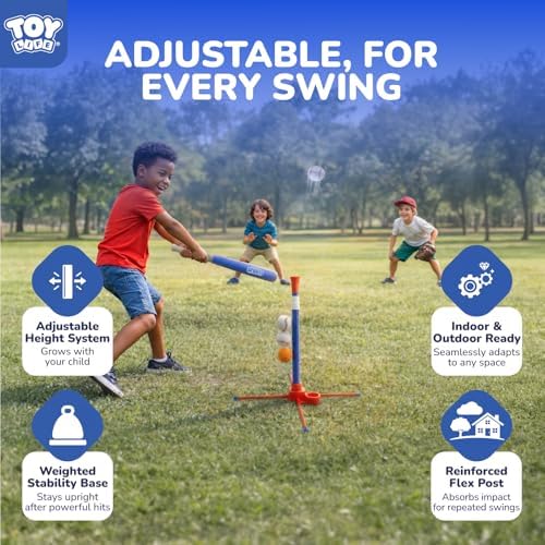 Toy Life kids baseball set with bat and soft balls