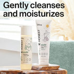The Honest Company sensitive skin baby care set with botanical ingredients close up